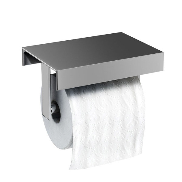 Britton Bathrooms - Stainless Steel Toilet Roll Holder Large Image