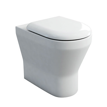 Britton Bathrooms - Tall S48 Back to Wall WC with Soft Close Seat Profile Large Image