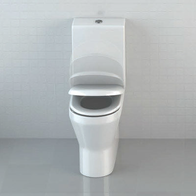Britton Bathrooms - Tall S48 Close Coupled Toilet & Soft Close Seat Profile Large Image
