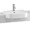 Britton Bathrooms Trim 500mm 1TH Semi-Recessed Basin  Feature Large Image