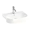 Britton Bathrooms Trim 500mm 1TH Semi-Recessed Basin Large Image