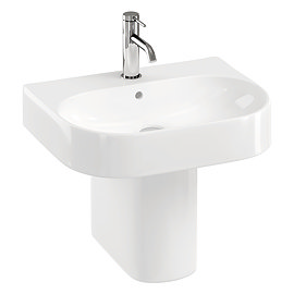 Britton Bathrooms Trim 500mm 1TH with Semi Pedestal Large Image