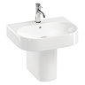 Britton Bathrooms Trim 500mm 1TH with Semi Pedestal Large Image