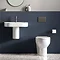 Britton Bathrooms Trim 600mm 1TH with Semi Pedestal  Profile Large Image