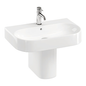 Britton Bathrooms Trim 600mm 1TH with Semi Pedestal Large Image