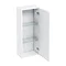 Britton Bathrooms - W300 x H750 Single Mirrored Door Wall Cabinet - White Large Image