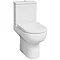 Britton Bathrooms Zen Close Coupled Toilet + Soft Close Seat Large Image