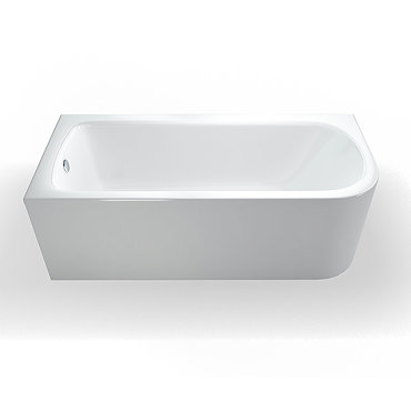 Britton Clearline Viride 1700mm x 750mm Offset Bath  Profile Large Image