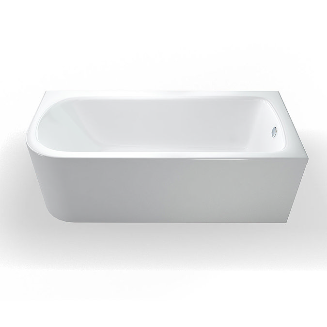 Britton Clearline Viride 1700mm x 750mm Offset Bath - Right Hand Large Image