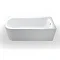 Britton Clearline Viride 1700mm x 750mm Offset Bath - Right Hand Large Image