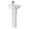 Britton MyHome 40cm 1TH Basin with Full Pedestal Large Image