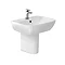 Britton MyHome 50cm Basin with Semi Pedestal Large Image