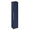 Britton Shoreditch Wall-Hung Tall Cabinet - Matt Blue Large Image