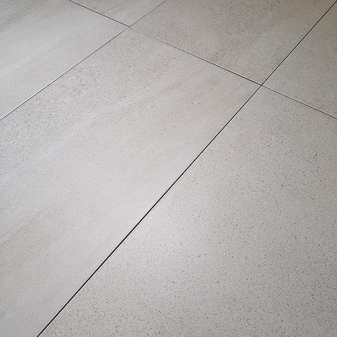 Broda White Stone Effect Wall & Floor Tiles - 315 x 615mm