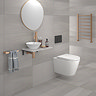 Broda White Stone Effect Wall & Floor Tiles - 315 x 615mm