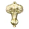 Bromley 1780 Single Ended Roll Top Bath + Brushed Brass Leg Set Standard Large Image