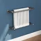 Bromley Black Nickel Traditional Wall Hung Towel Rail Radiator (742 x 492mm)
