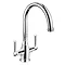 Bromley Dual Lever Kitchen Sink Mixer Large Image