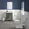 Bromley Grey Traditional Vanity Unit + Toilet Suite Large Image