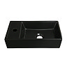 Bromley Pink Cloakroom Vanity Unit (incl. Black Basin + Matt Black Handle)  Standard Large Image