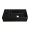 Bromley Pink Cloakroom Vanity Unit (incl. Black Basin + Matt Black Handle) Standard Large Image