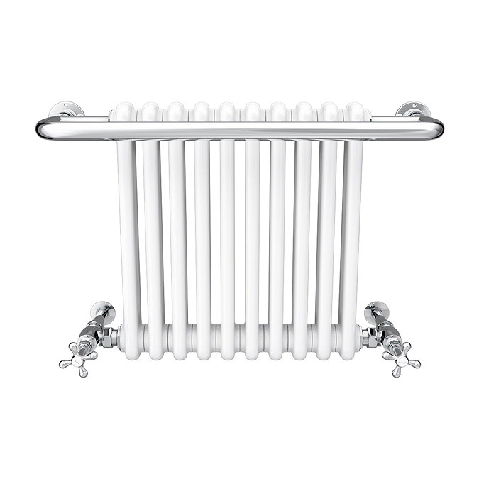 Bromley Traditional Wall Hung Towel Rail Radiator (742 x 492mm)  Feature Large Image