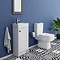 Bromley Traditional White Cloakroom Vanity Unit (Inc. Ceramic Basin)  Profile Large Image