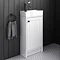 Bromley Traditional White Cloakroom Vanity Unit (incl. Matt Black Handle) Large Image