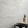 Bromo Light Grey Gloss Stone Effect Wall Tiles - 300 x 600mm
