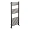 Brooklyn 1200 x 500mm Black Nickel Straight Heated Towel Rail