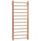 Brooklyn 1200 x 500mm Rose Gold Straight Heated Towel Rail  Profile Large Image