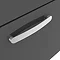 Brooklyn 1205mm Gloss Grey Wall Hung 2 Drawer Double Basin Vanity Unit Standard Large Image