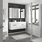 Brooklyn 1205mm Gloss White Wall Hung 1 Drawer Double Basin Vanity Unit  Feature Large Image