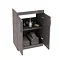 Brooklyn 1205mm Grey Avola Double Basin Vanity Unit  Profile Large Image