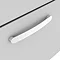Brooklyn 1205mm Grey Mist Wall Hung 2 Drawer Double Basin Vanity Unit additional Large Image
