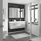 Brooklyn 1205mm Grey Mist Wall Hung 2 Drawer Double Basin Vanity Unit Standard Large Image