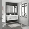 Brooklyn 1205mm Grey Mist Wall Hung 4 Drawer Double Basin Vanity Unit  Standard Large Image