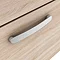 Brooklyn 1205mm Natural Oak Double Basin 4 Drawer Vanity Unit Standard Large Image