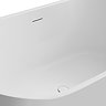 Brooklyn 1500 x 750 Matt White Double Ended Bath with Waste
