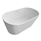 Brooklyn 1500 x 750 Matt White Double Ended Bath with Waste