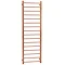 Brooklyn 1600 x 500mm Rose Gold Straight Heated Towel Rail Profile Large Image