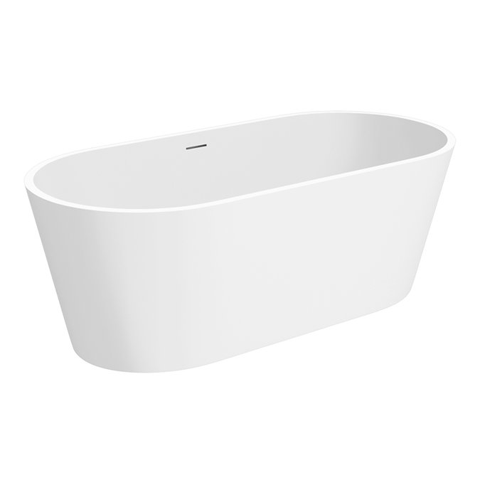 Brooklyn 1700 x 800 Matt White Double Ended Freestanding Bath