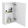 Brooklyn 450mm Gloss White Bathroom Mirror Unit  Feature Large Image