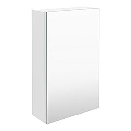 Brooklyn 450mm Gloss White Bathroom Mirror Unit Medium Image