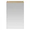 Brooklyn 450mm Natural Oak Bathroom Mirror Unit Feature Large Image