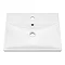 Brooklyn 500 Gloss White Wall Hung 1-Drawer Vanity Unit with Thin-Edge Basin  Profile Large Image