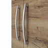 Brooklyn 500mm Brown Oak Vanity Unit - Floor Standing 2 Door Unit