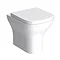 Brooklyn 500mm Gloss Grey 2-In-1 Combined Wash Basin & Toilet  Feature Large Image