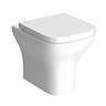 Brooklyn 500mm Grey Avola 2-In-1 Combined Wash Basin & Toilet  Standard Large Image