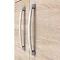 Brooklyn 500mm Natural Oak Vanity Unit - Floor Standing 2 Door Unit In Bathroom Large Image